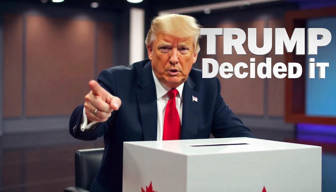 Trump Deciding Canadian Election