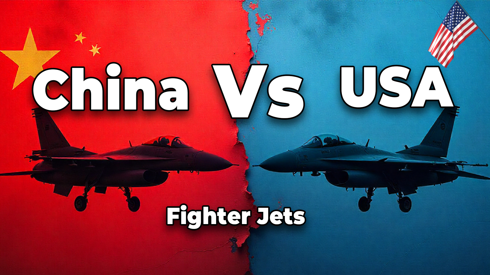 China vs USA Fighter Jets