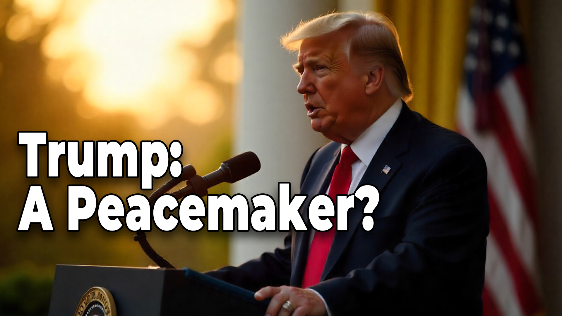Trump a peacemaker